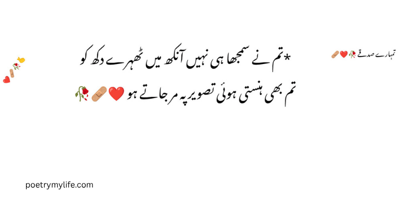 sad poetry in urdu text