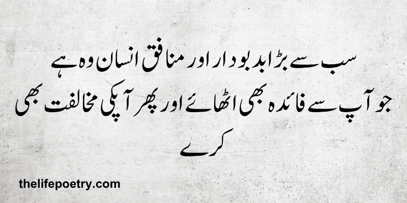 Munafiq poetry