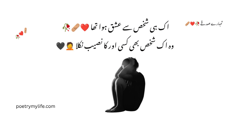 sad poetry in urdu 2 lines
